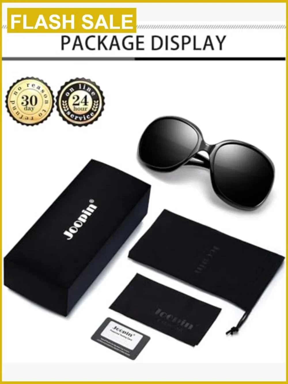 Oversized Polarized Butterfly Sunglasses UV Protection